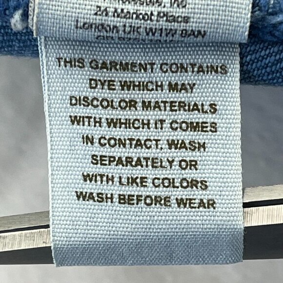 Free People Womens Size 27 Blue Button Fly Denim Mini Skirt A-Line Pockets - Picture 4 of 7